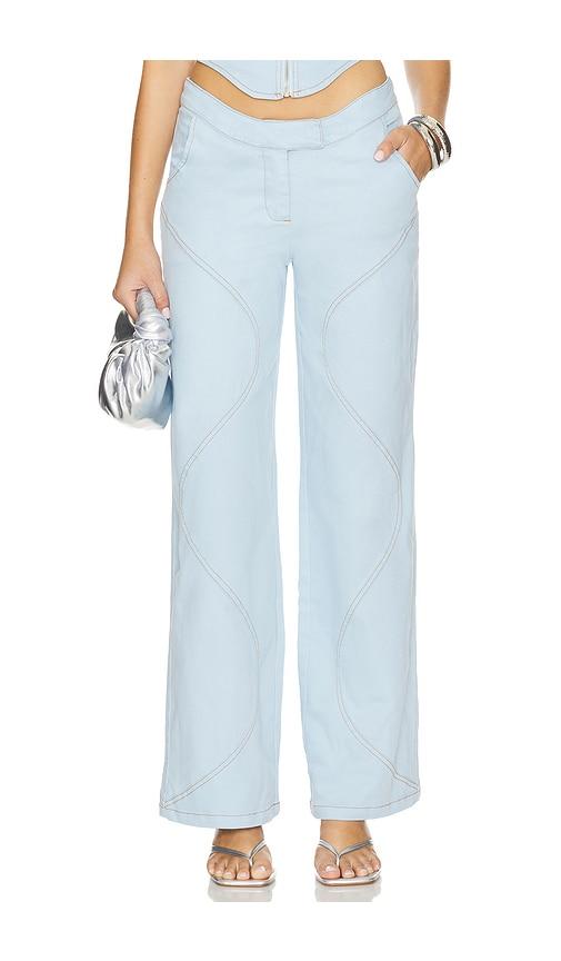 by.dyln ramona wide leg jeans in denim-light.