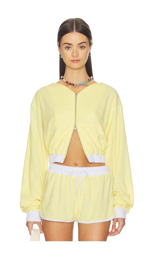 by.dyln sophie jacket in yellow.