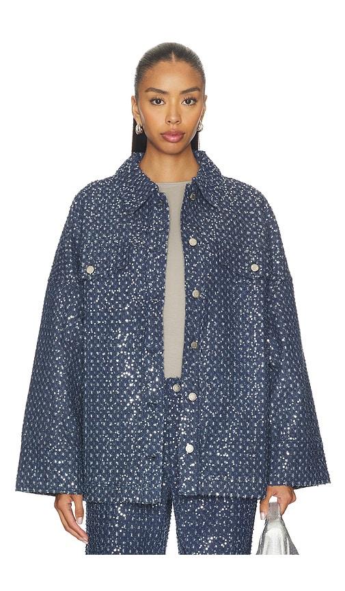 by.dyln valentino jacket in blue.