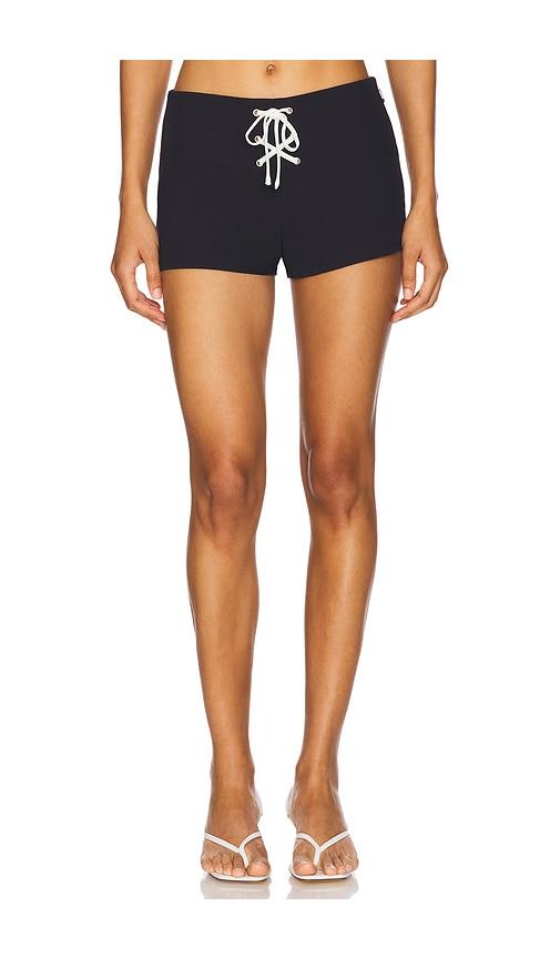 by.dyln x revolve emmeline micro shorts in navy.