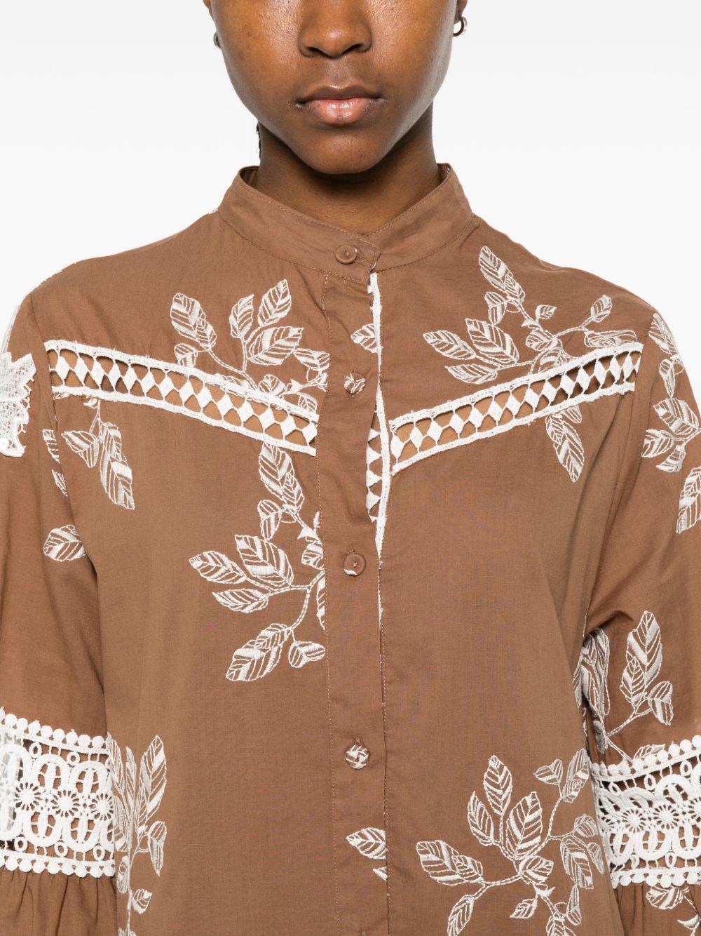 bye dresses brown cotton - women