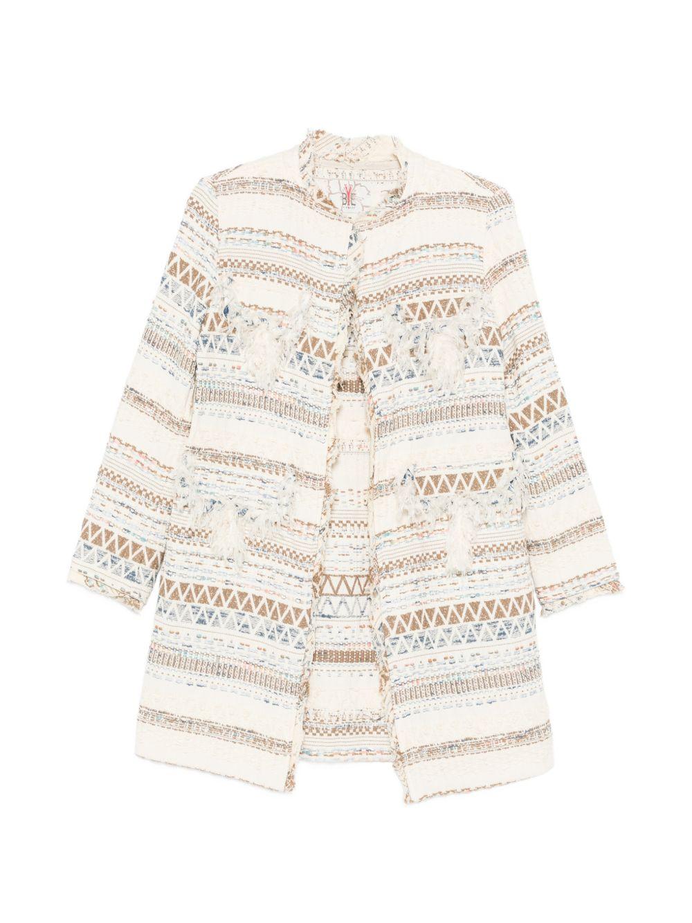 bye jackets clear blue cotton - women