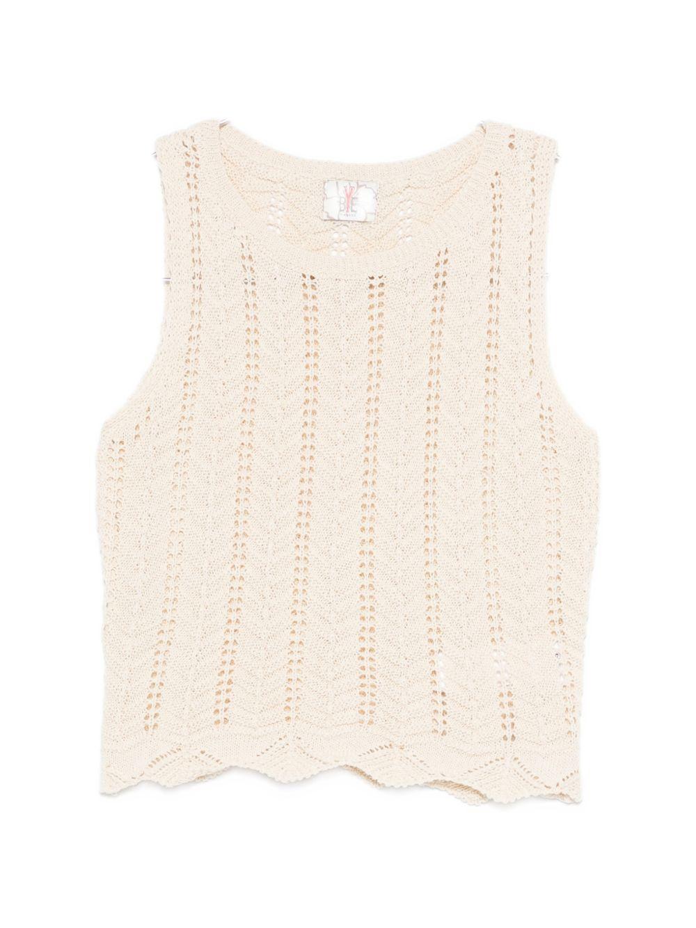 bye top cream cotton - women