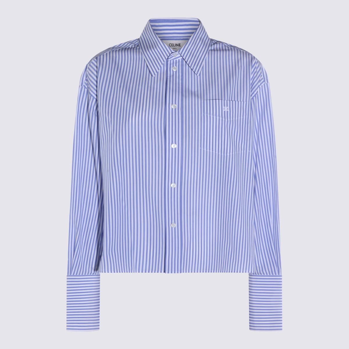 céline shirts craie/bleu ciel _co - women