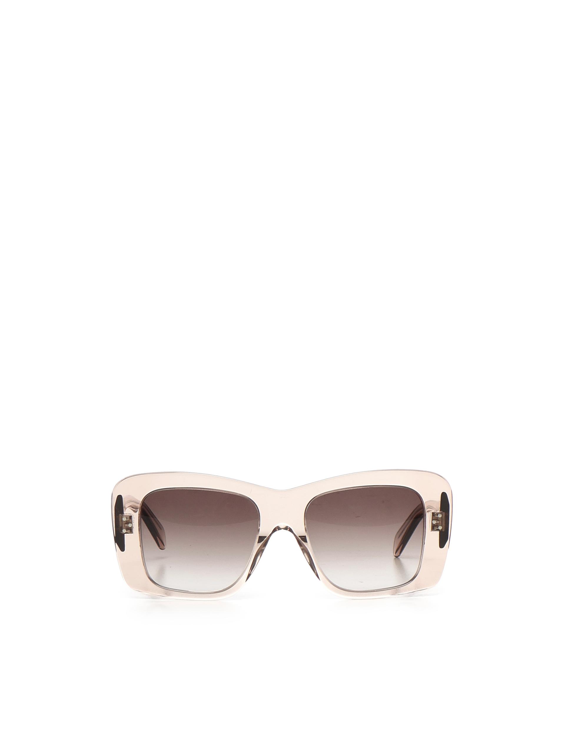 céline sunglasses transparent taupe acetate - women