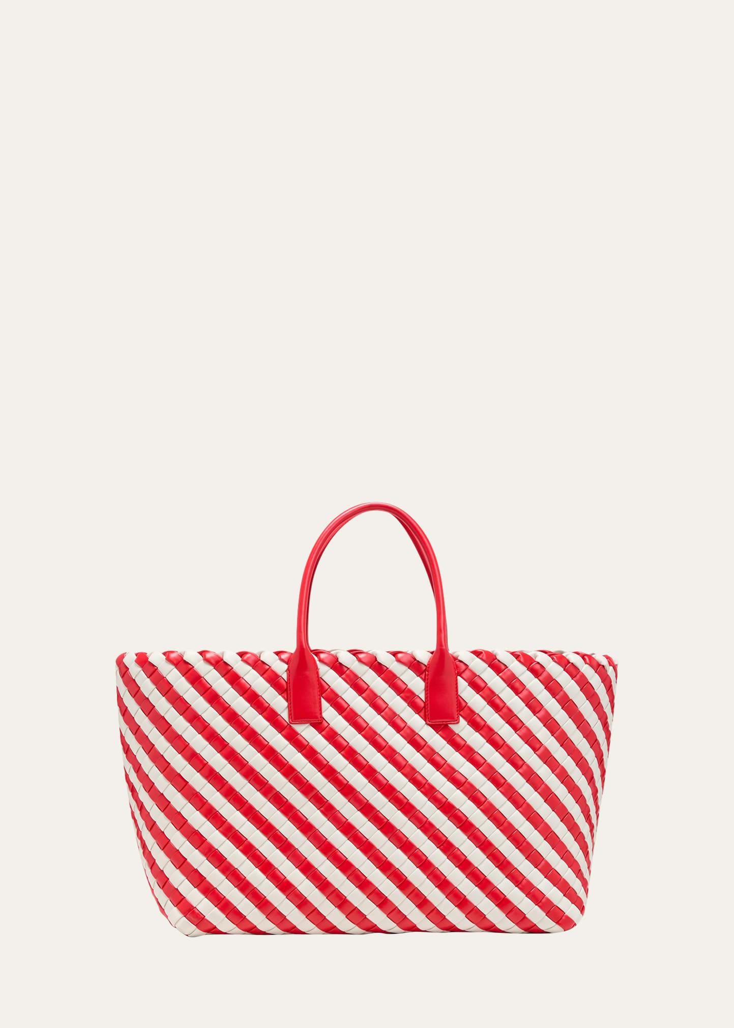 cabat large intreccio tote bag