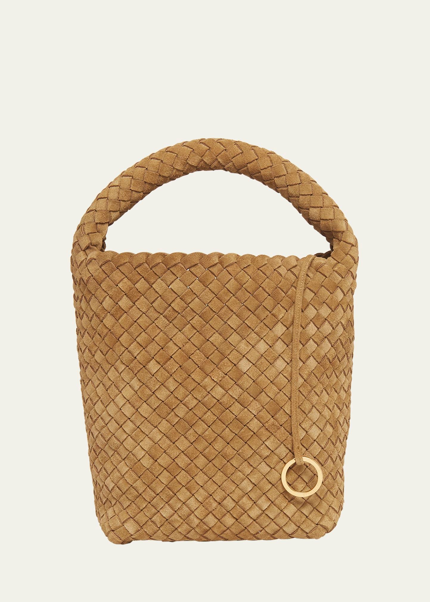 cabat suede cashmere bucket bag