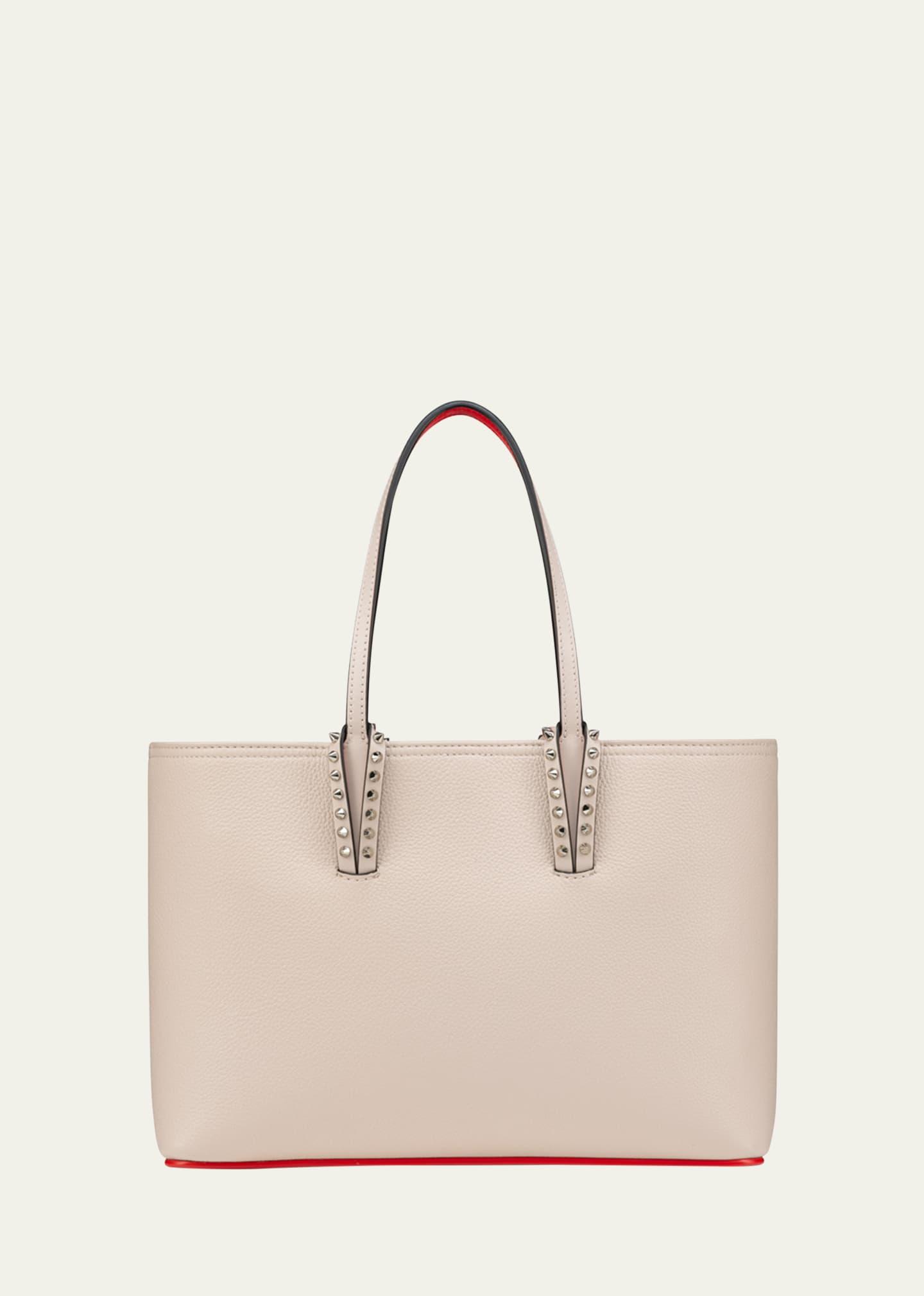 cabata small tote in grained leather