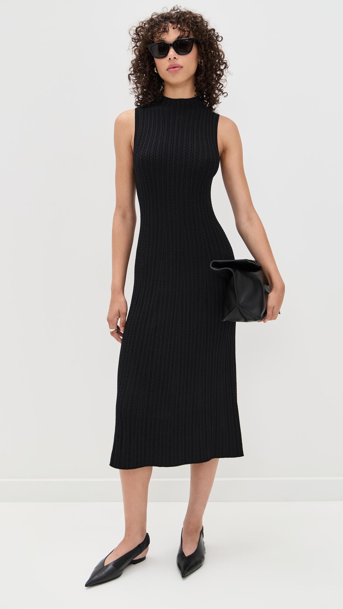 cable rib dress