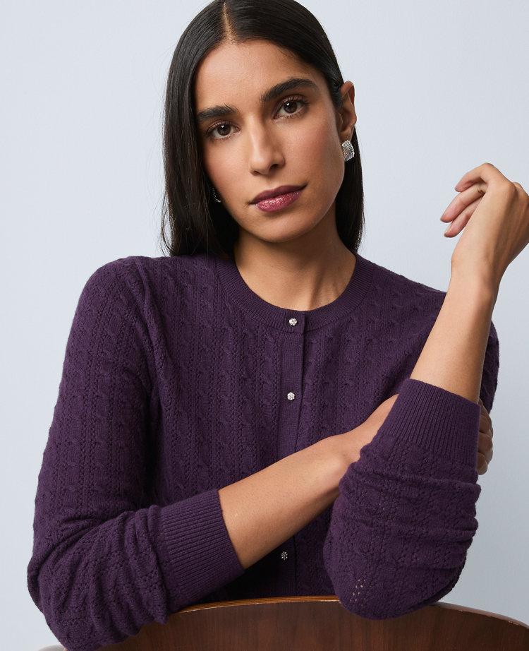 cable stitch ann cardigan