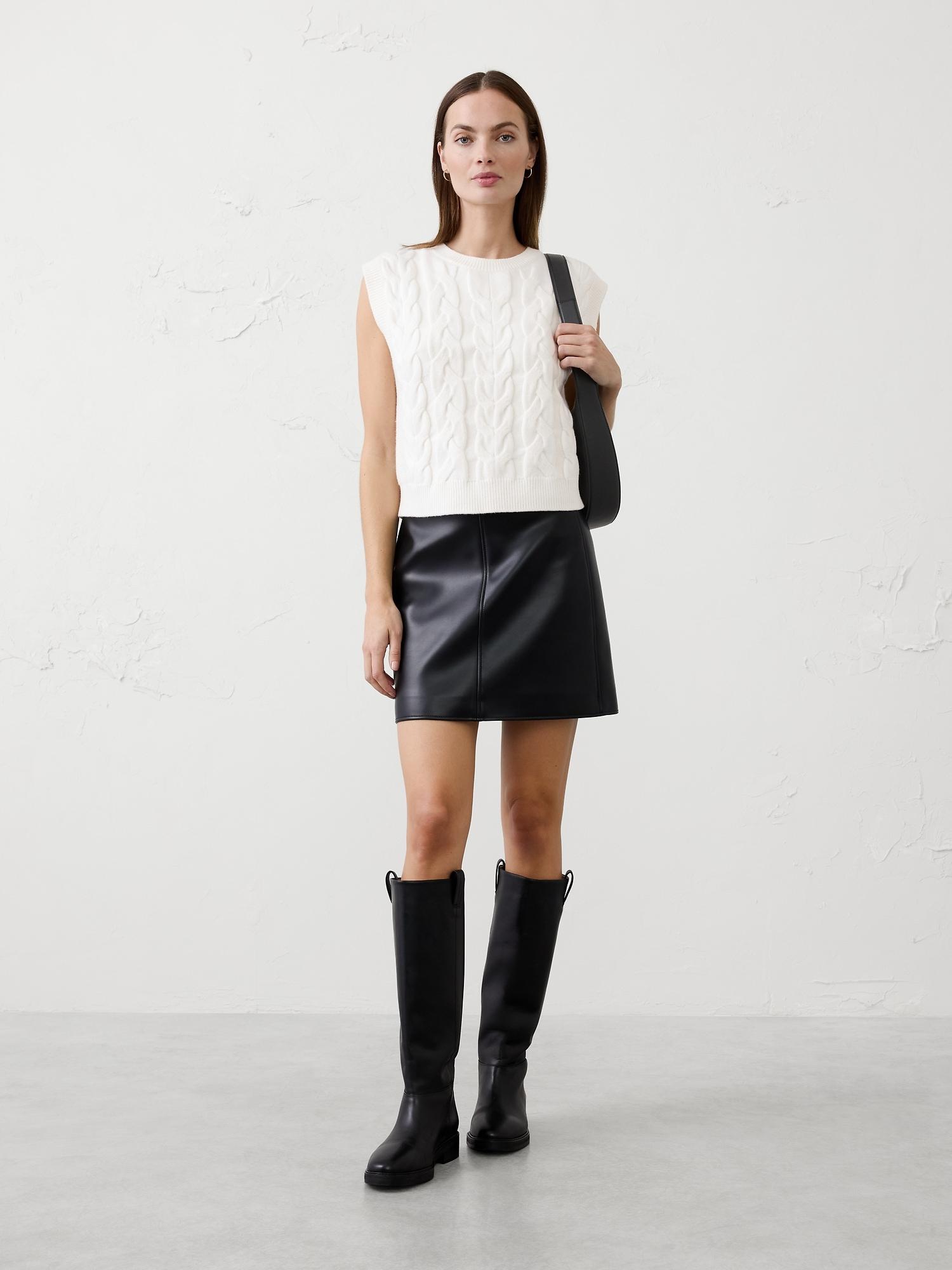 cable sweater vest