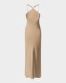 cadence satin maxi dress