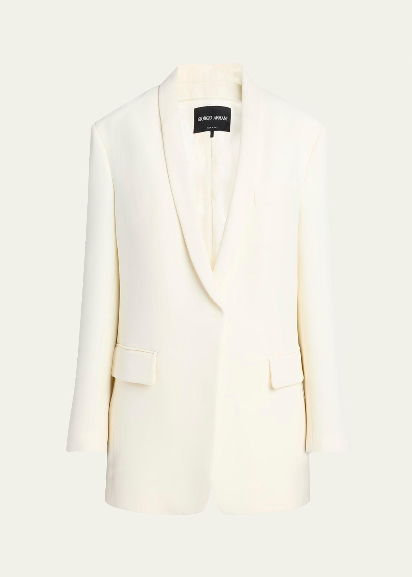 cady glitter tuxedo jacket