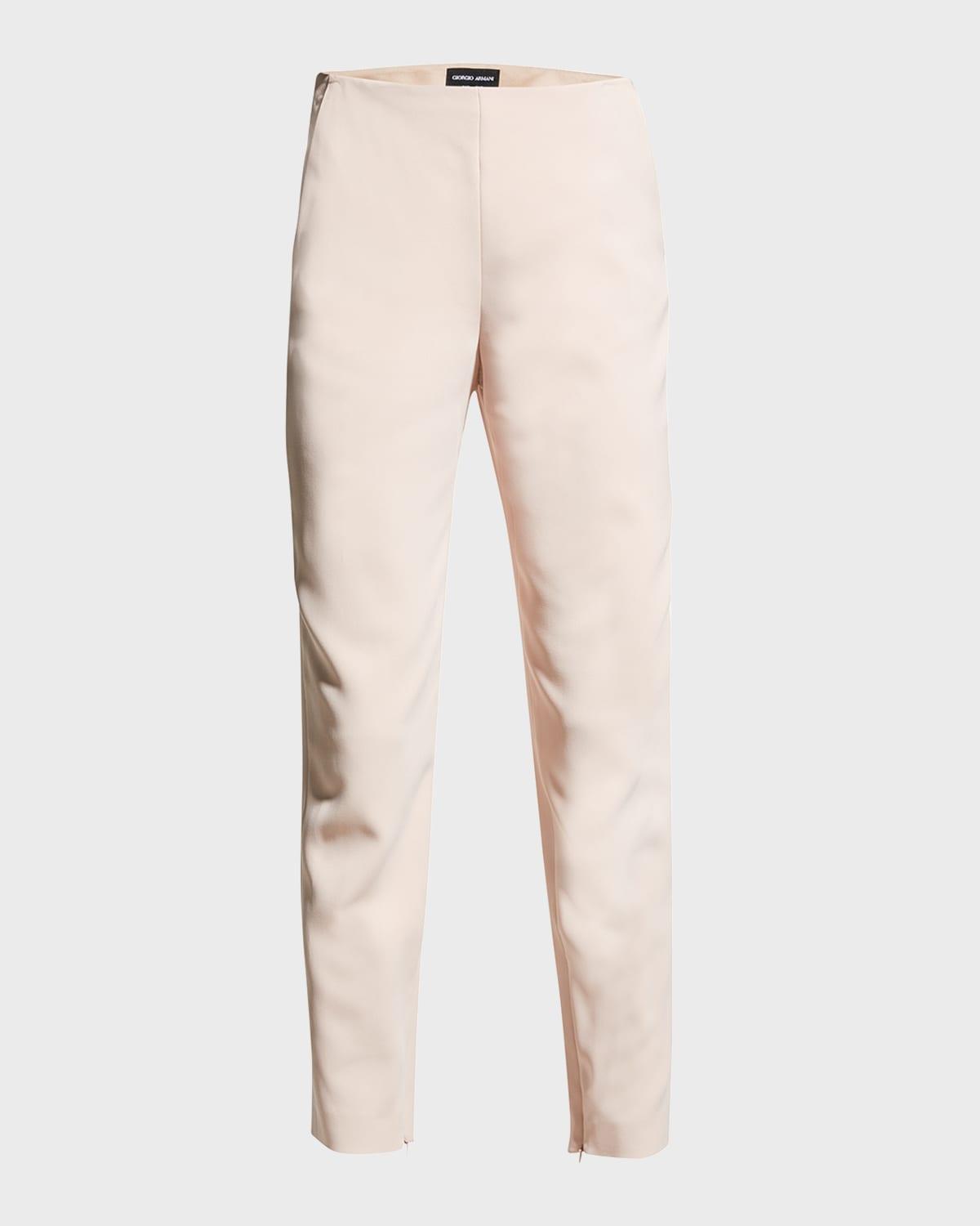 cady slim-leg ankle trousers