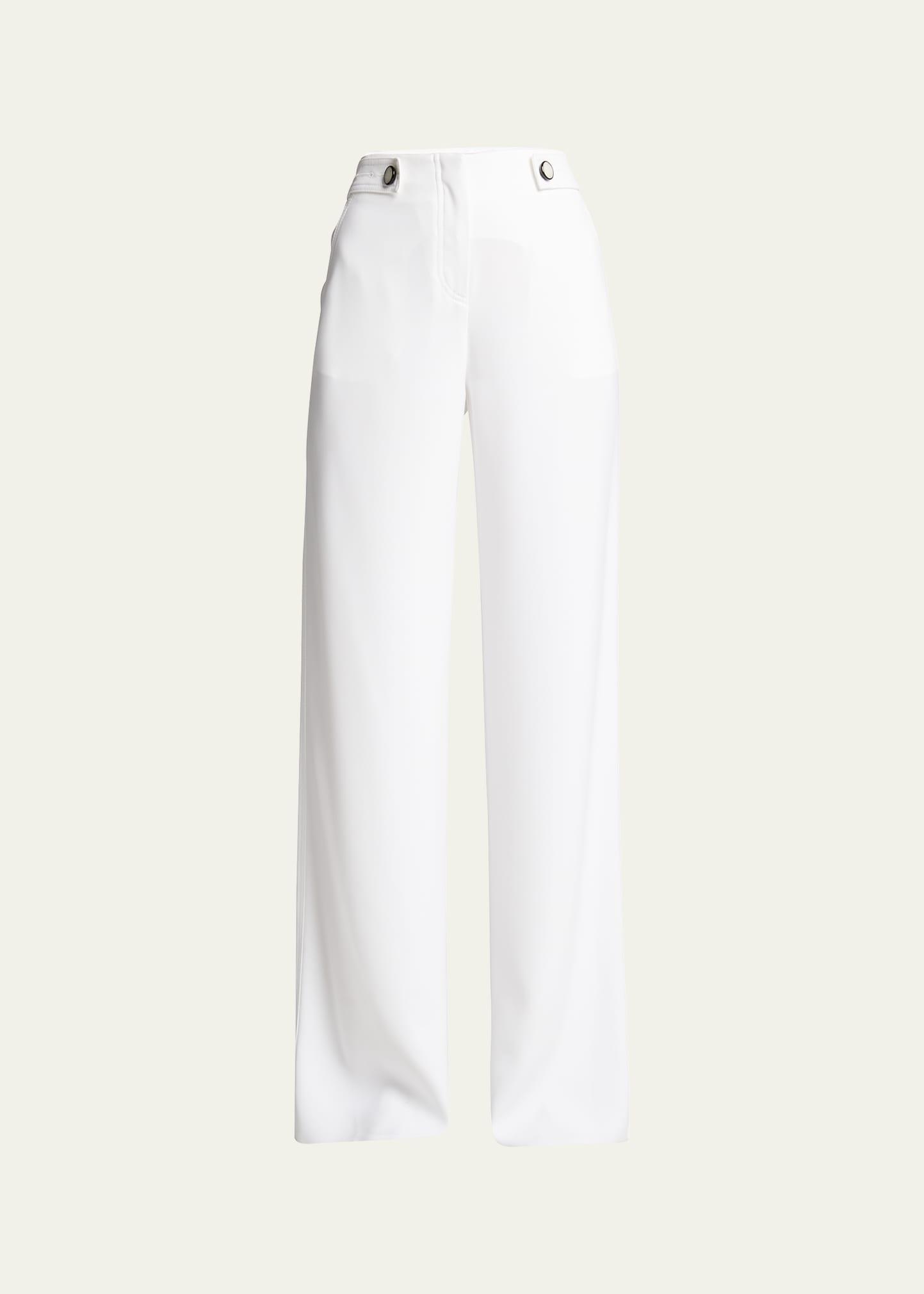 cady straight-leg trousers
