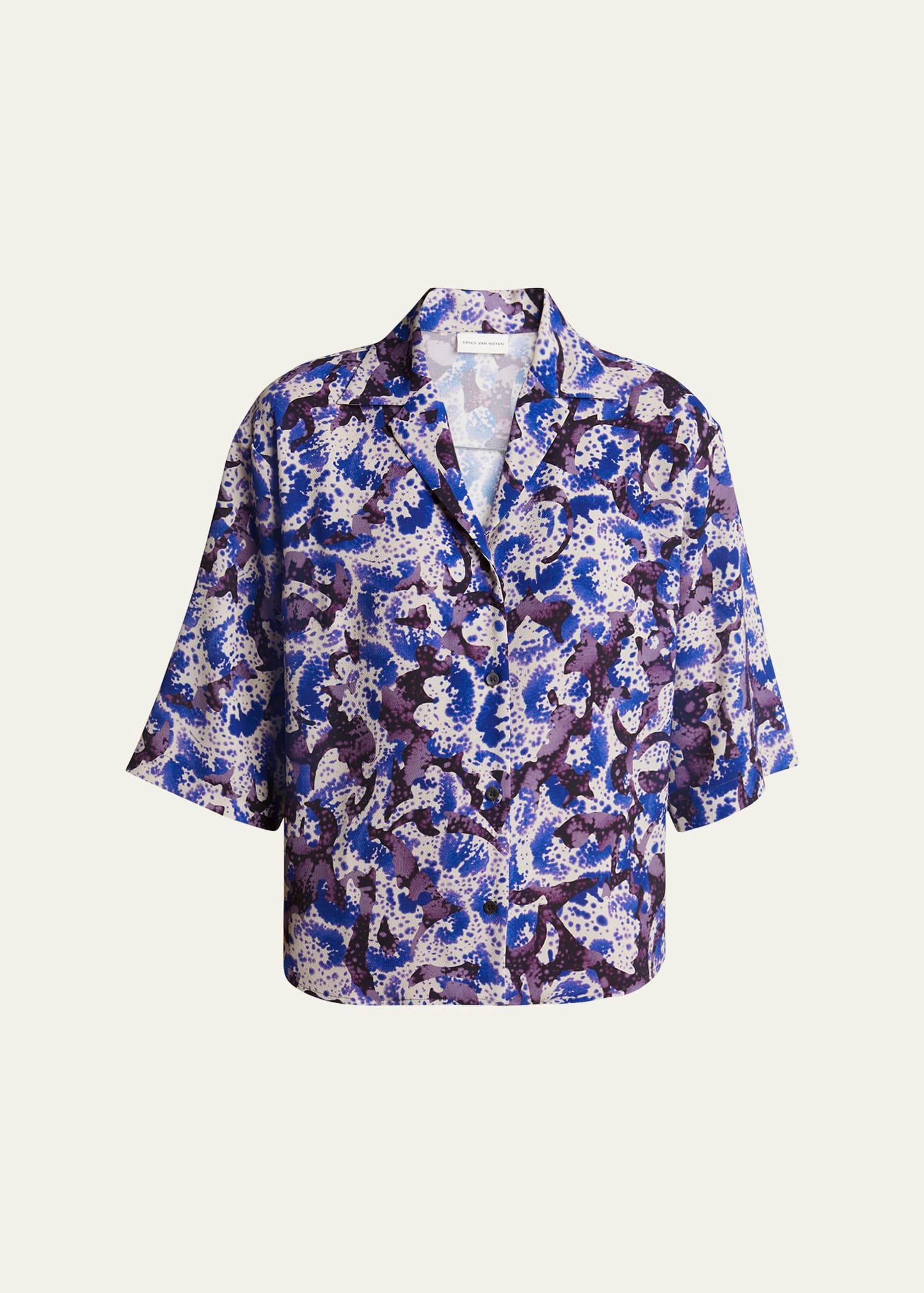 cala abstract print shirt