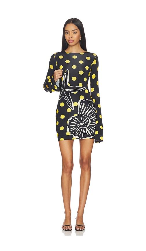 cala de la cruz maisha dress in black.