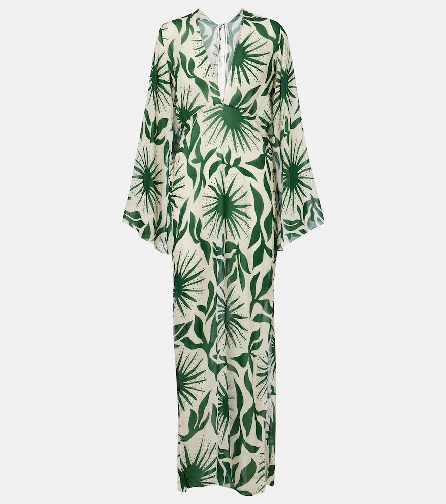 cala de la cruz odele printed maxi dress