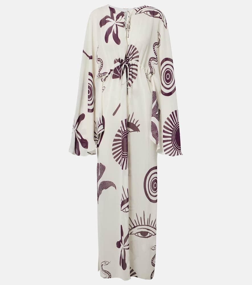cala de la cruz printed maxi dress