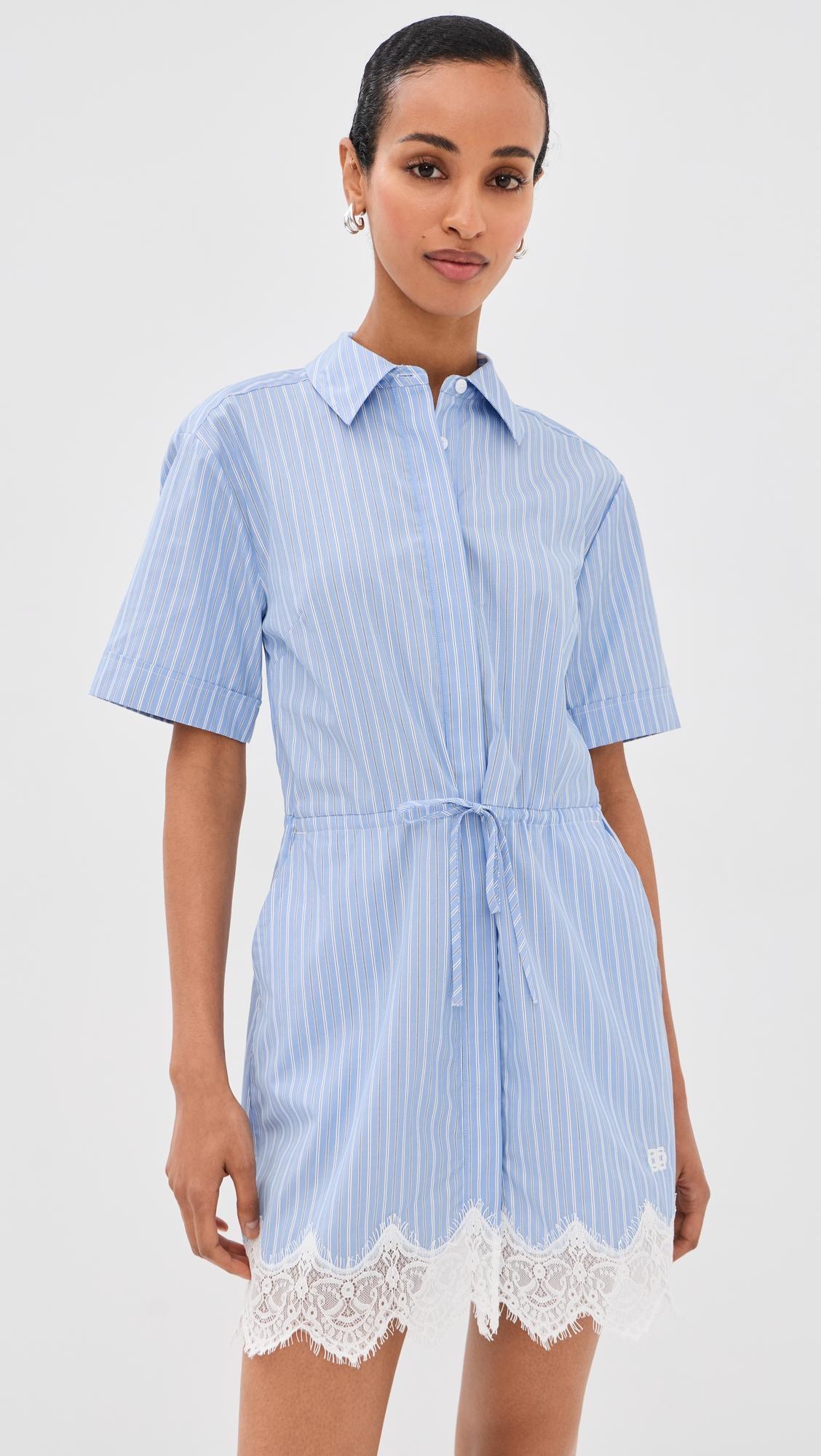calder cotton lace mini dress