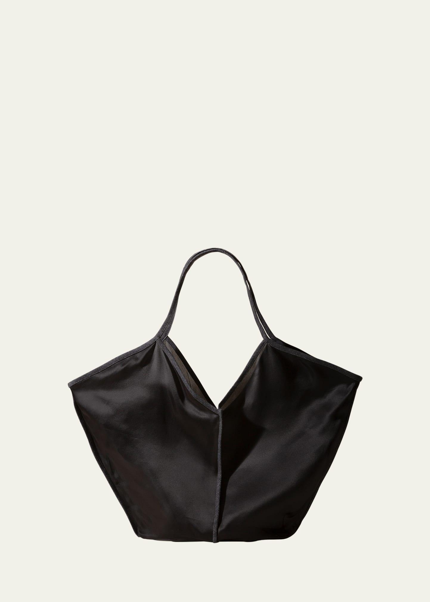 calella large mesh silk tote bag