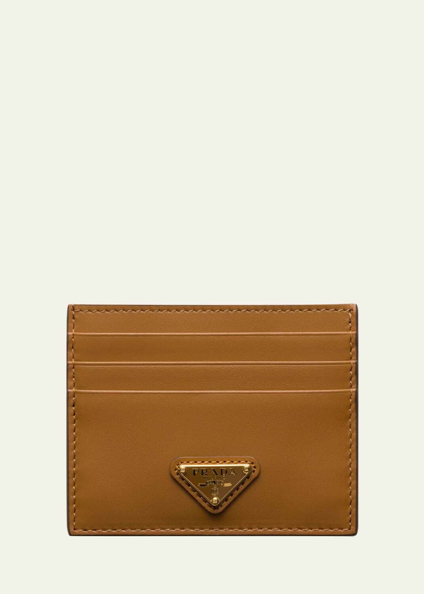 calf leather card case