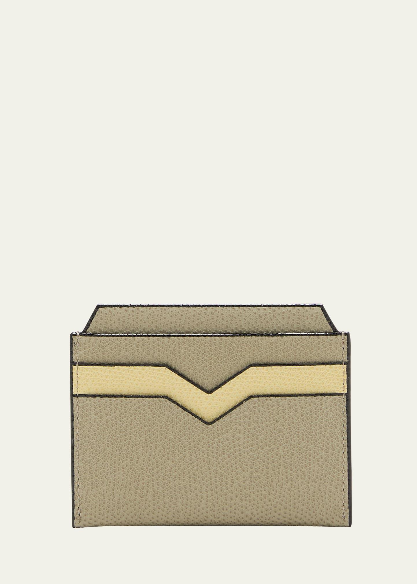 calf leather card holder