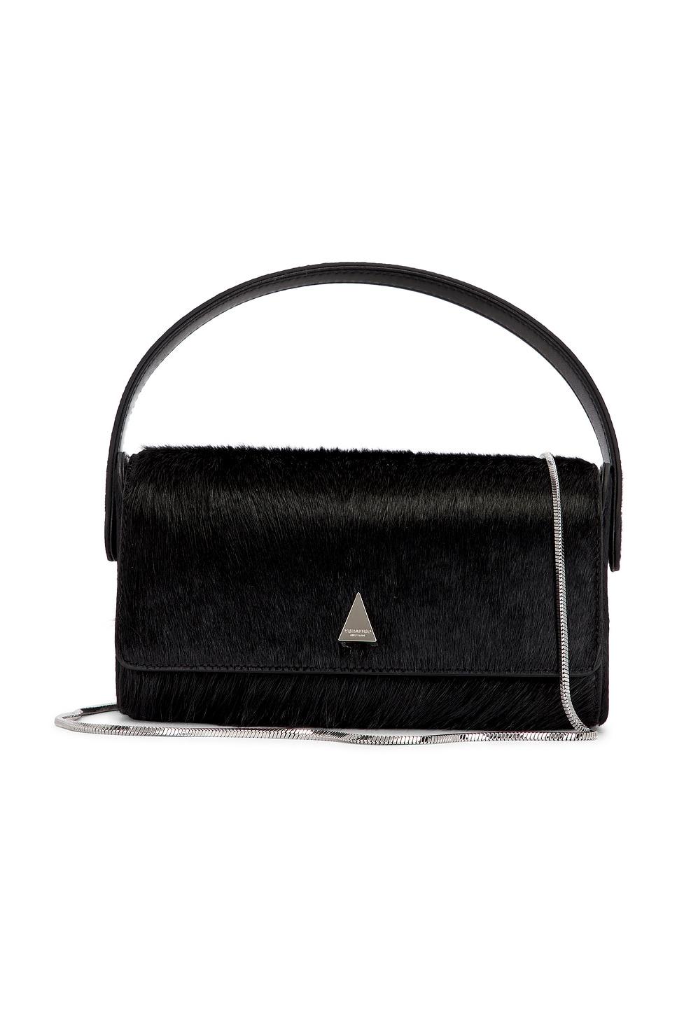 calfhair pochette bag