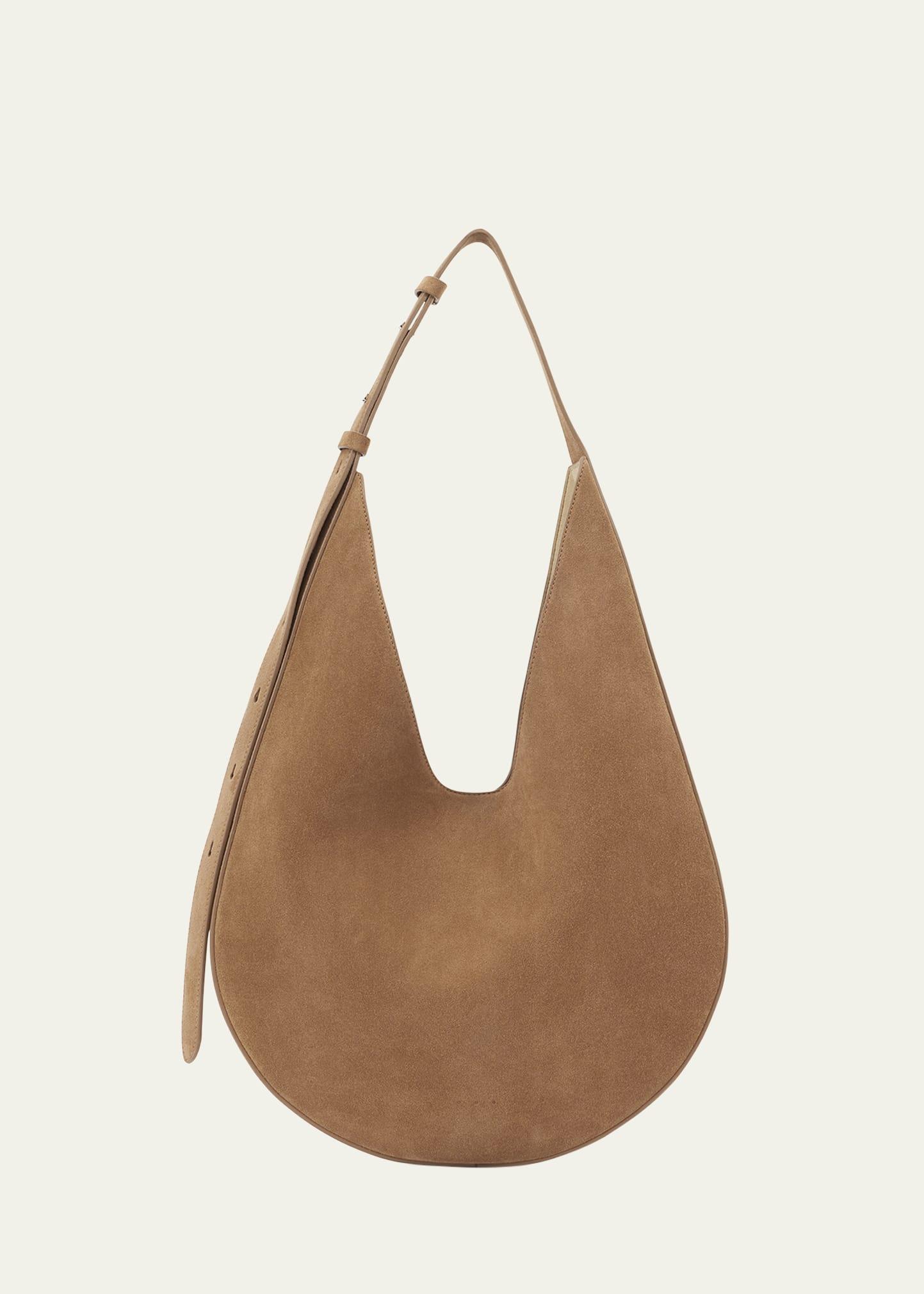 calfskin suede hobo bag