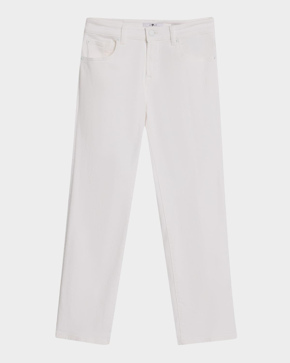 calie straight ankle jeans