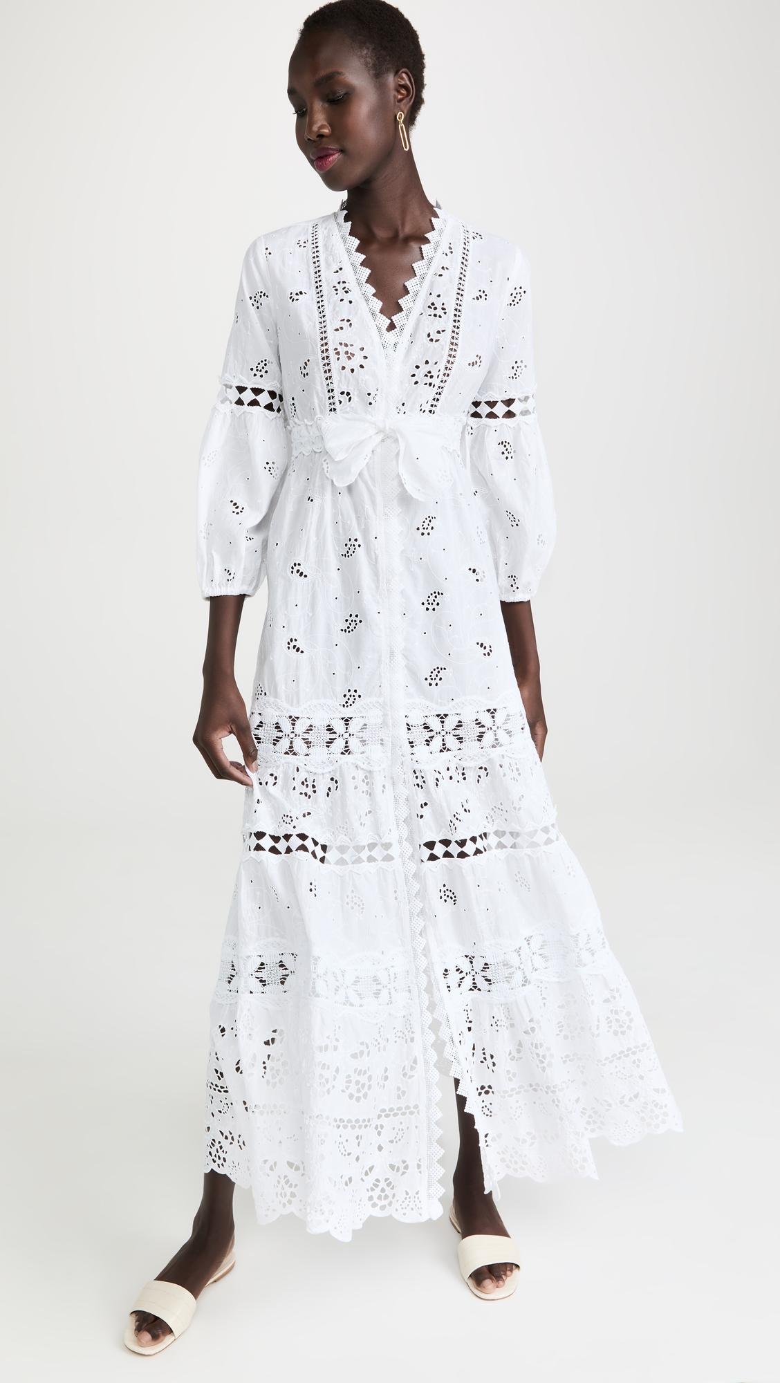 california eyelet dress