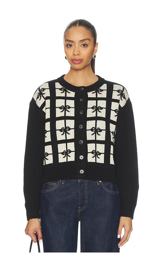 callahan present cardigan in black.