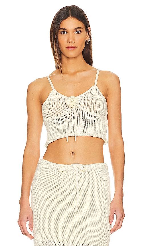 callahan rosie tank in cream.