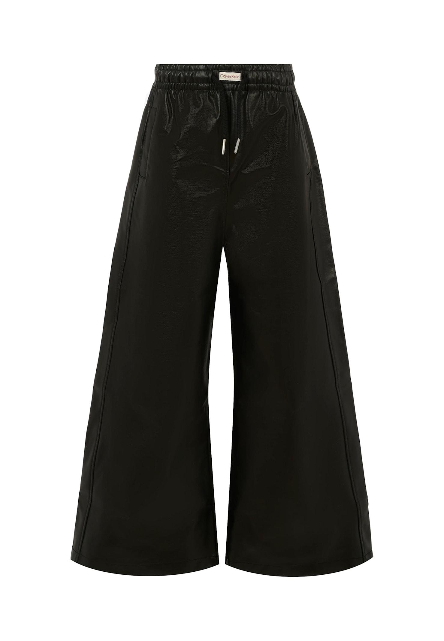 calvin klein black trousers for girl