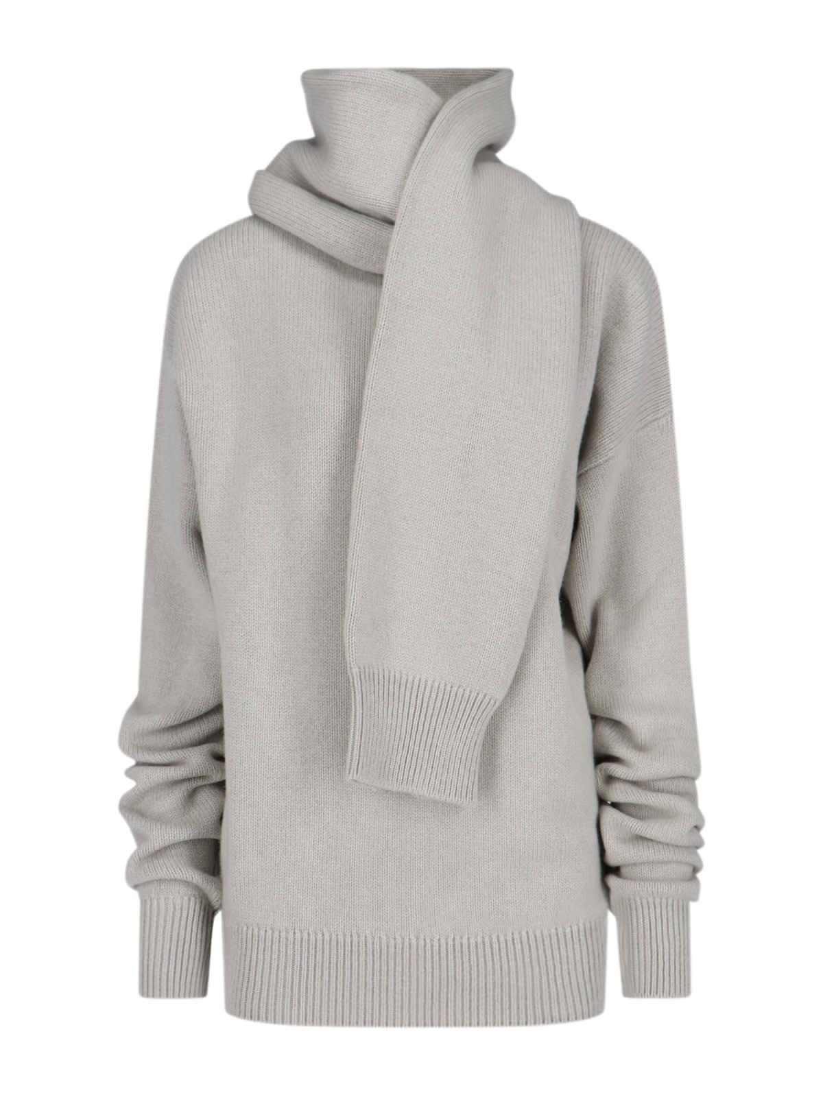 calvin klein cashmere sweater with scarf