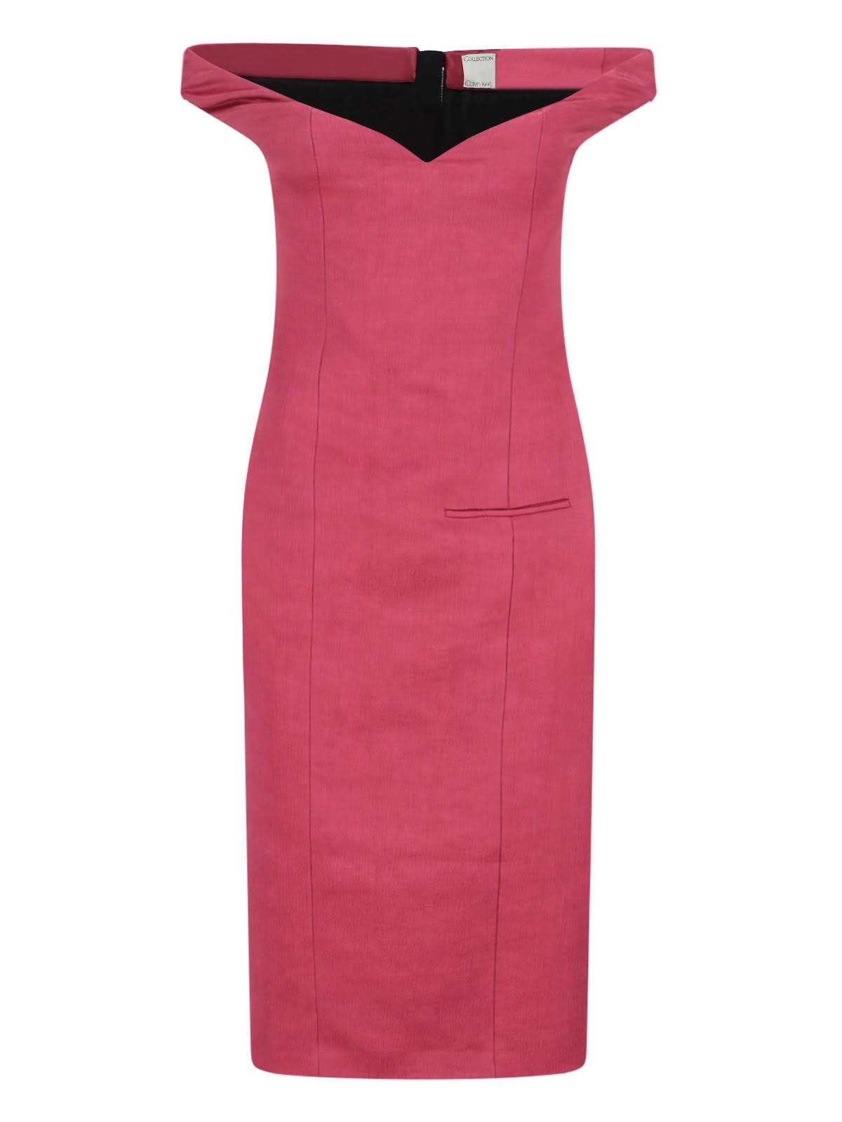calvin klein collection 'anita' midi dress