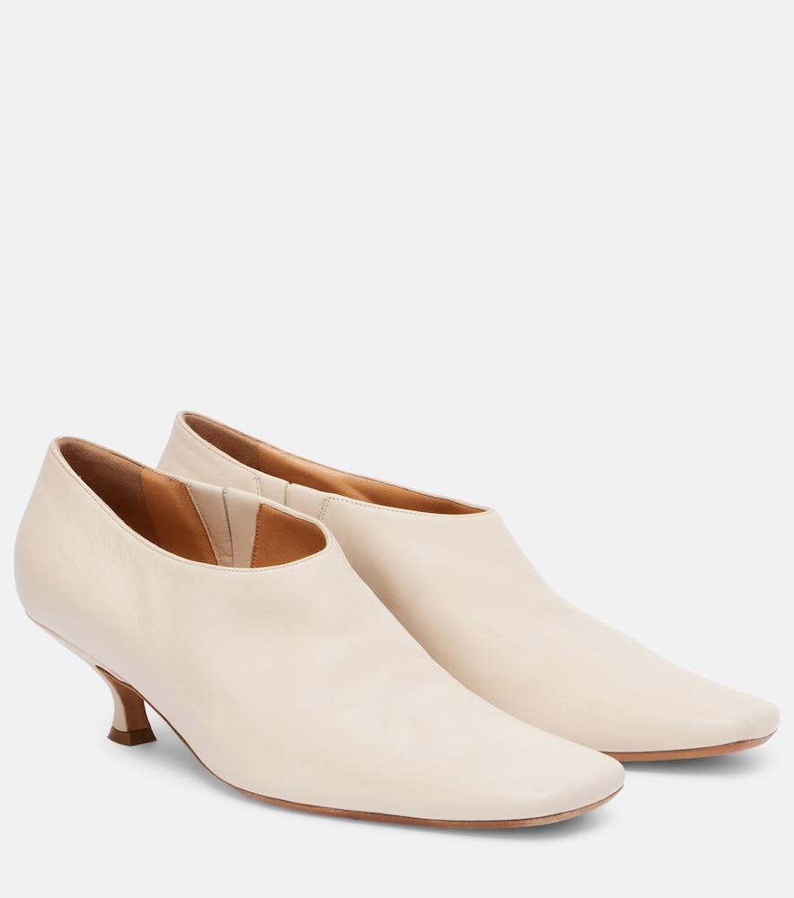 calvin klein collection anna leather pumps