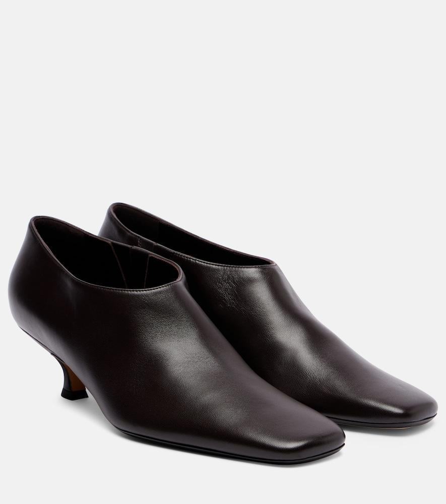 calvin klein collection anna leather pumps