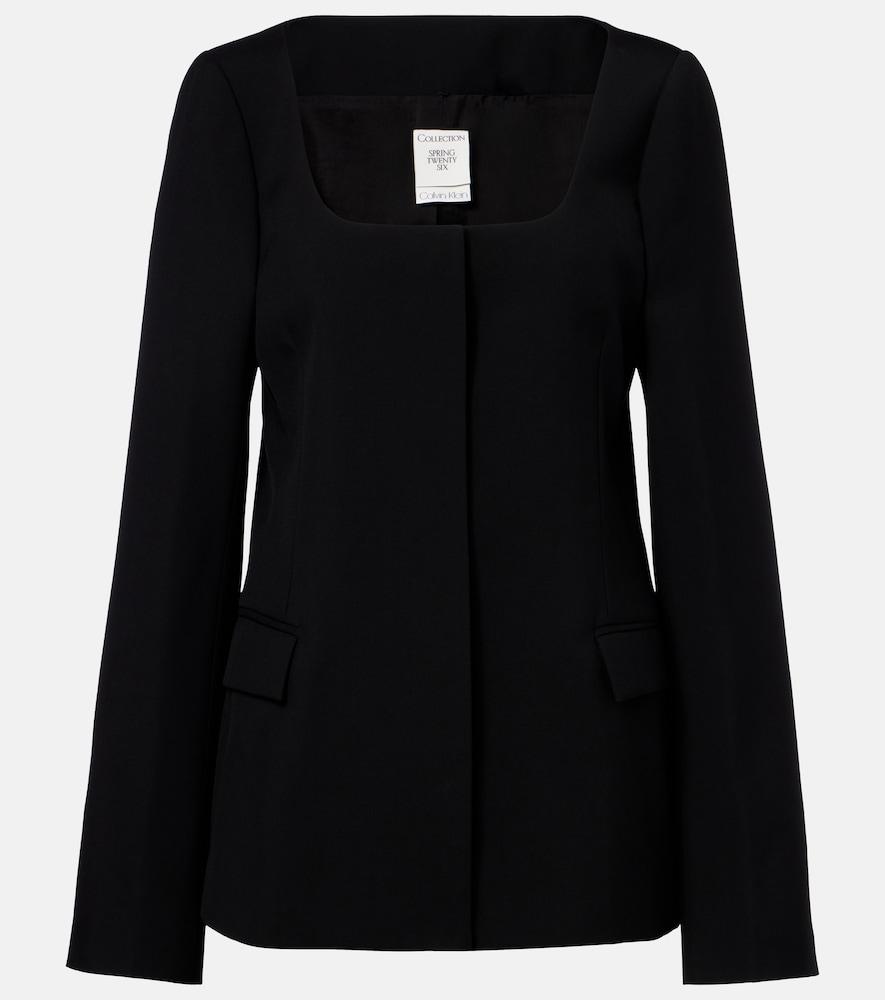 calvin klein collection camille wool jacket