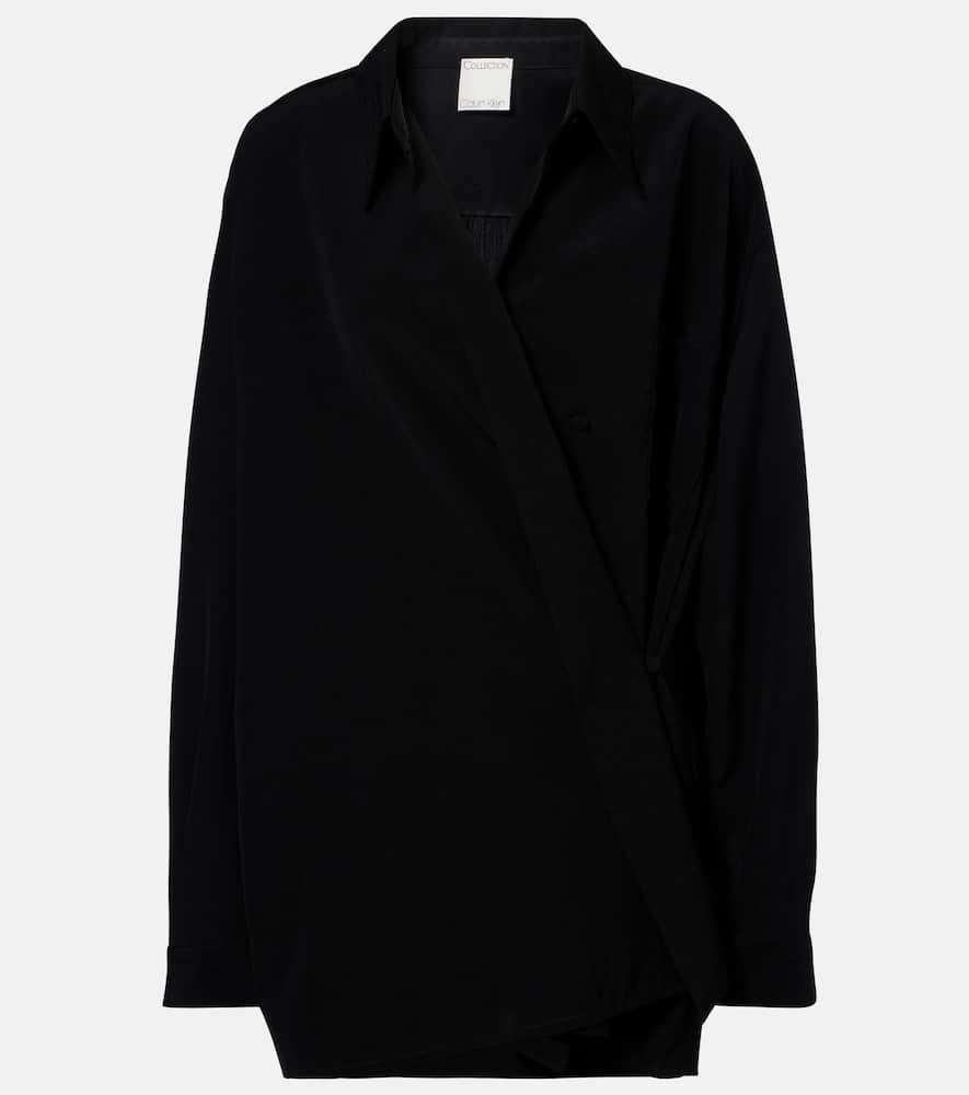 calvin klein collection coppola wool overshirt