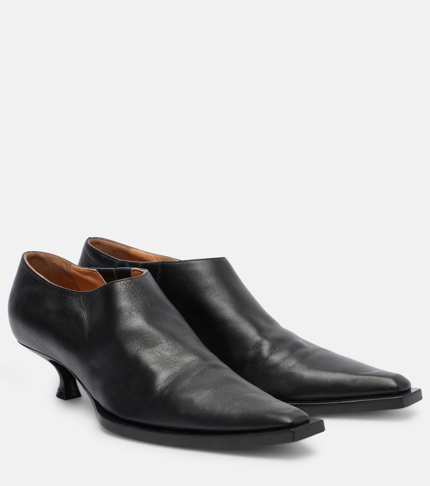 calvin klein collection jodi leather ankle boots