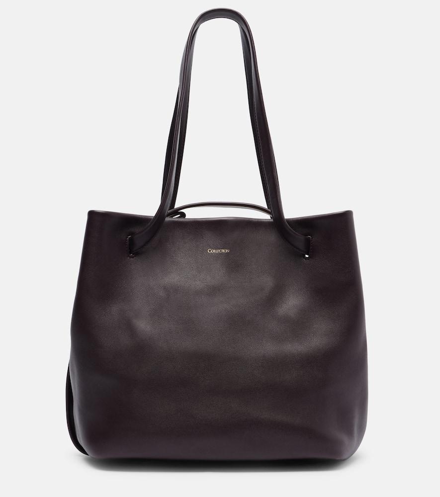 calvin klein collection nine small leather shopper