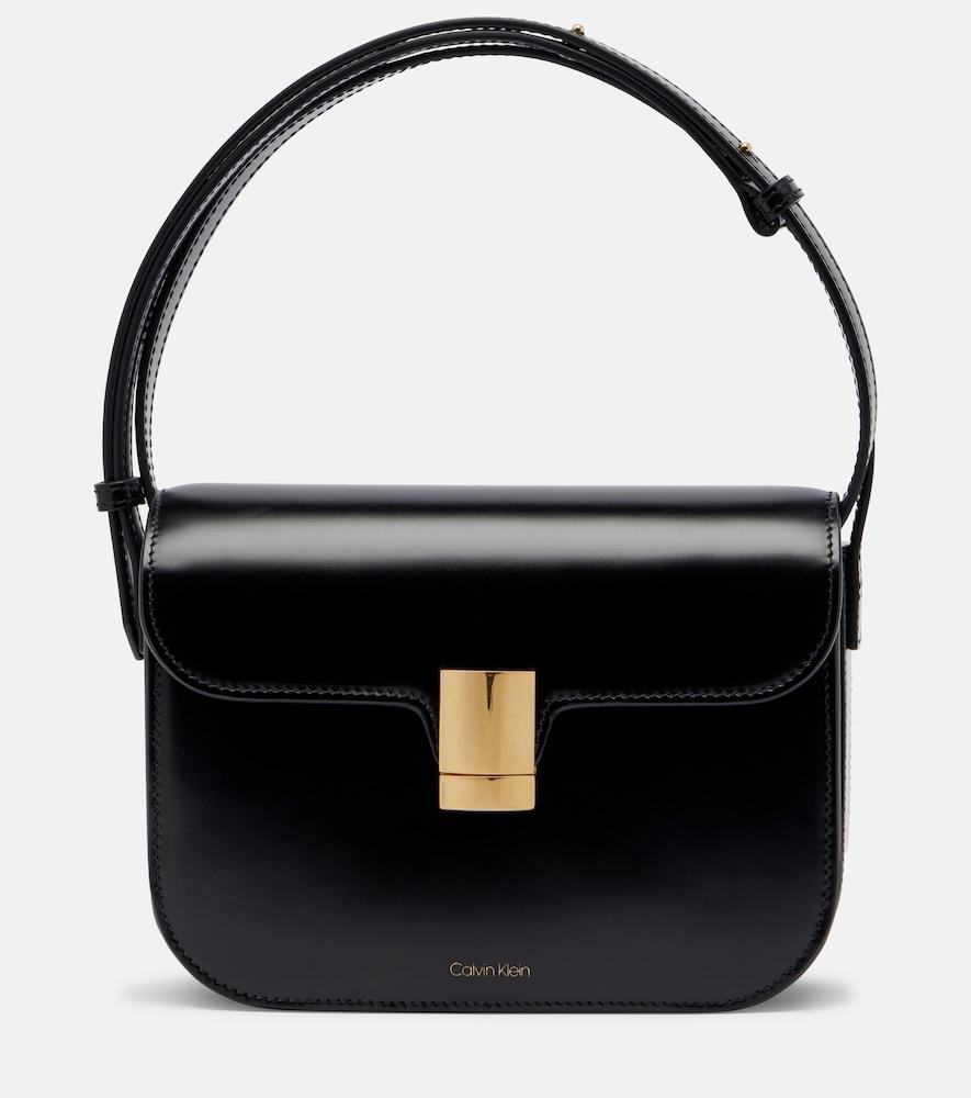 calvin klein collection tilla small leather shoulder bag