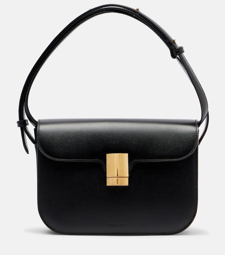 calvin klein collection tilla small leather shoulder bag