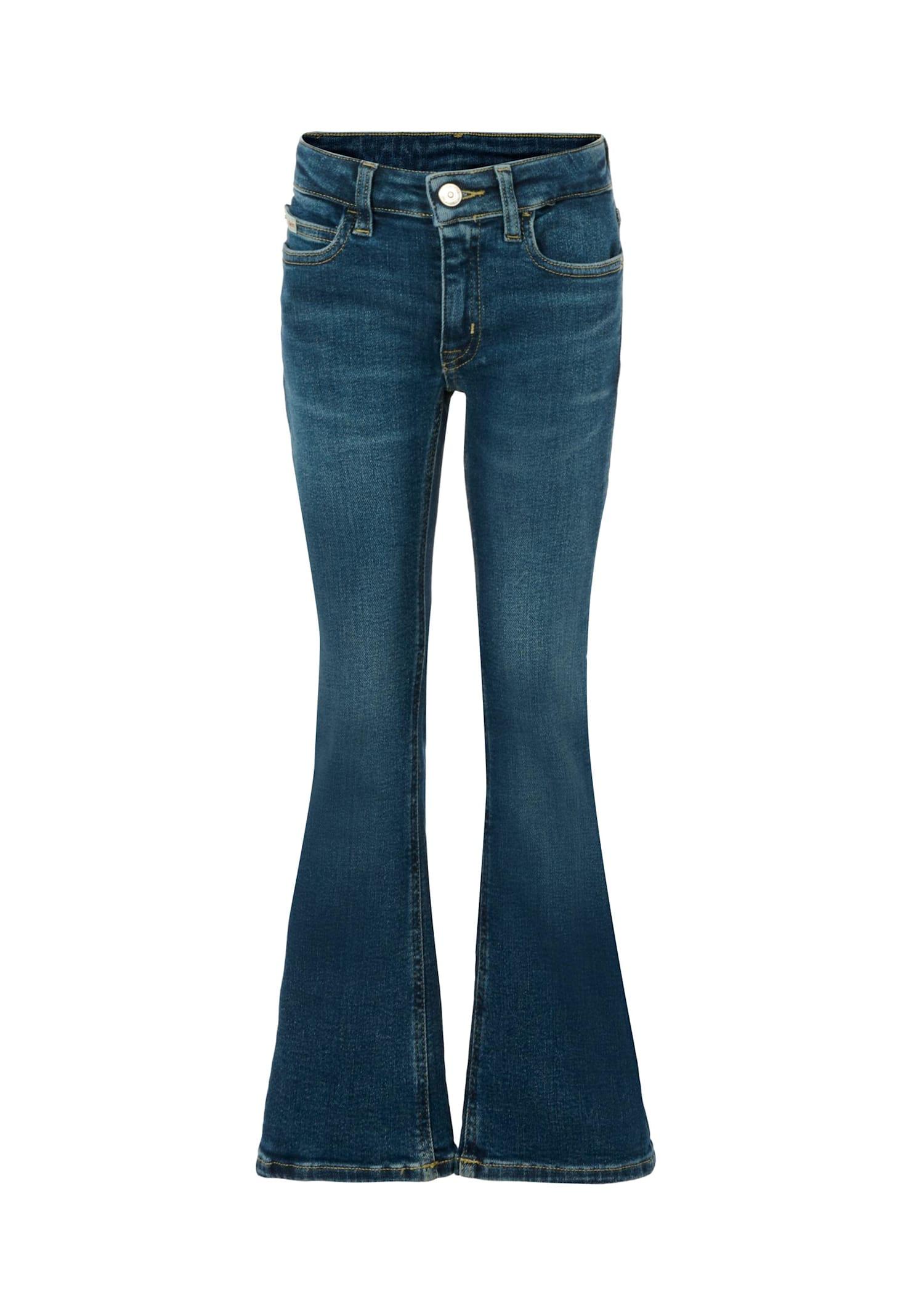 calvin klein denim jeans for girl with logo