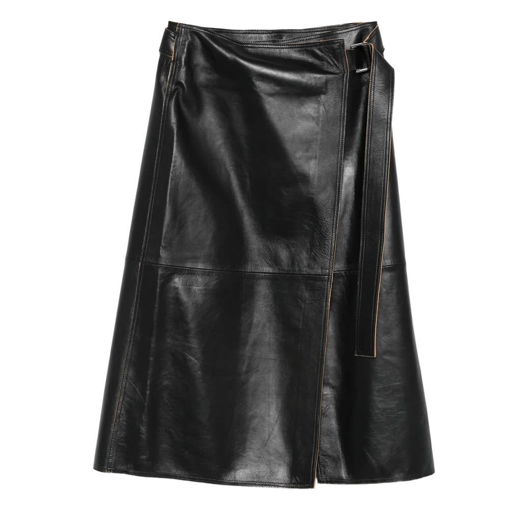 calvin klein jeans leather skirt