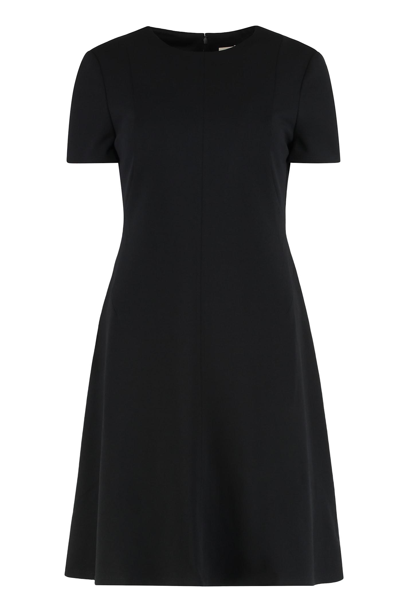 calvin klein mini dress in crepe