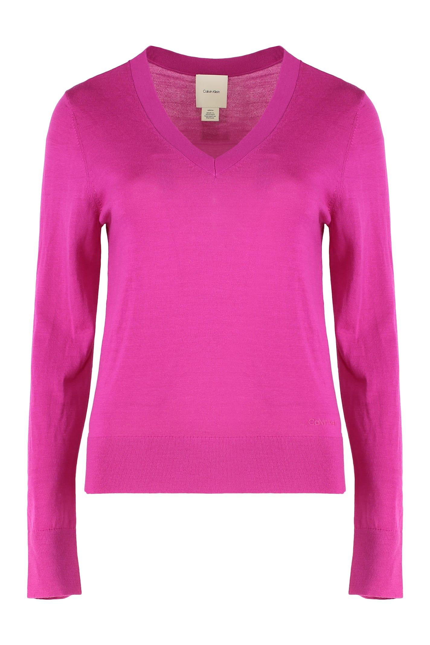 calvin klein sweater in wool