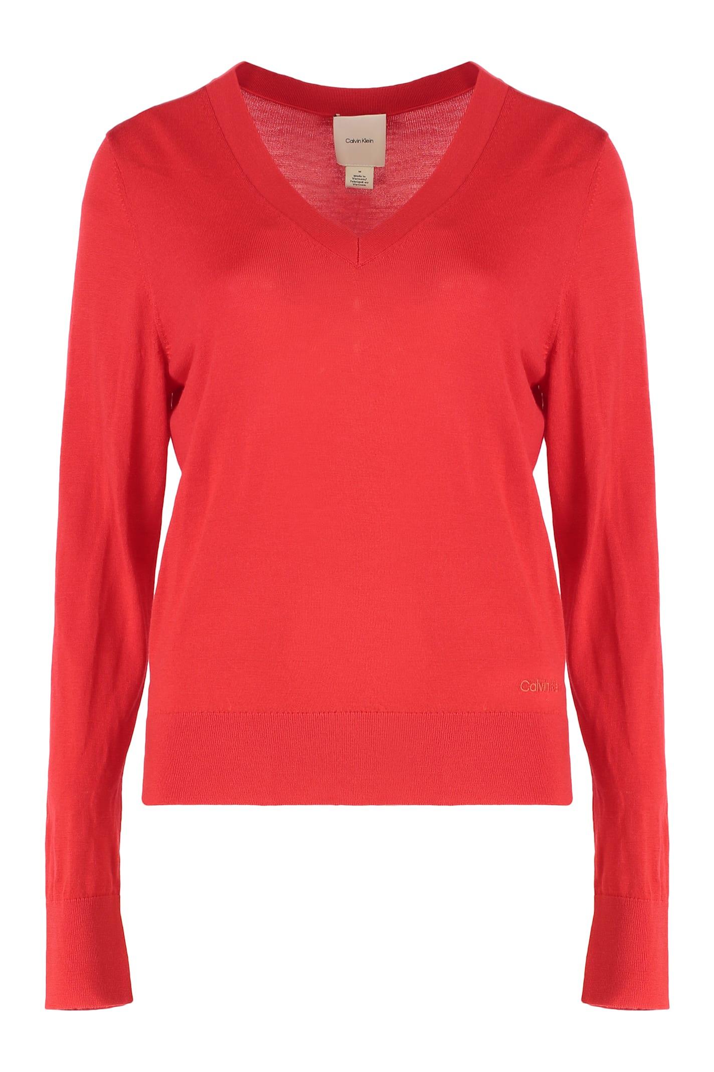 calvin klein sweater in wool