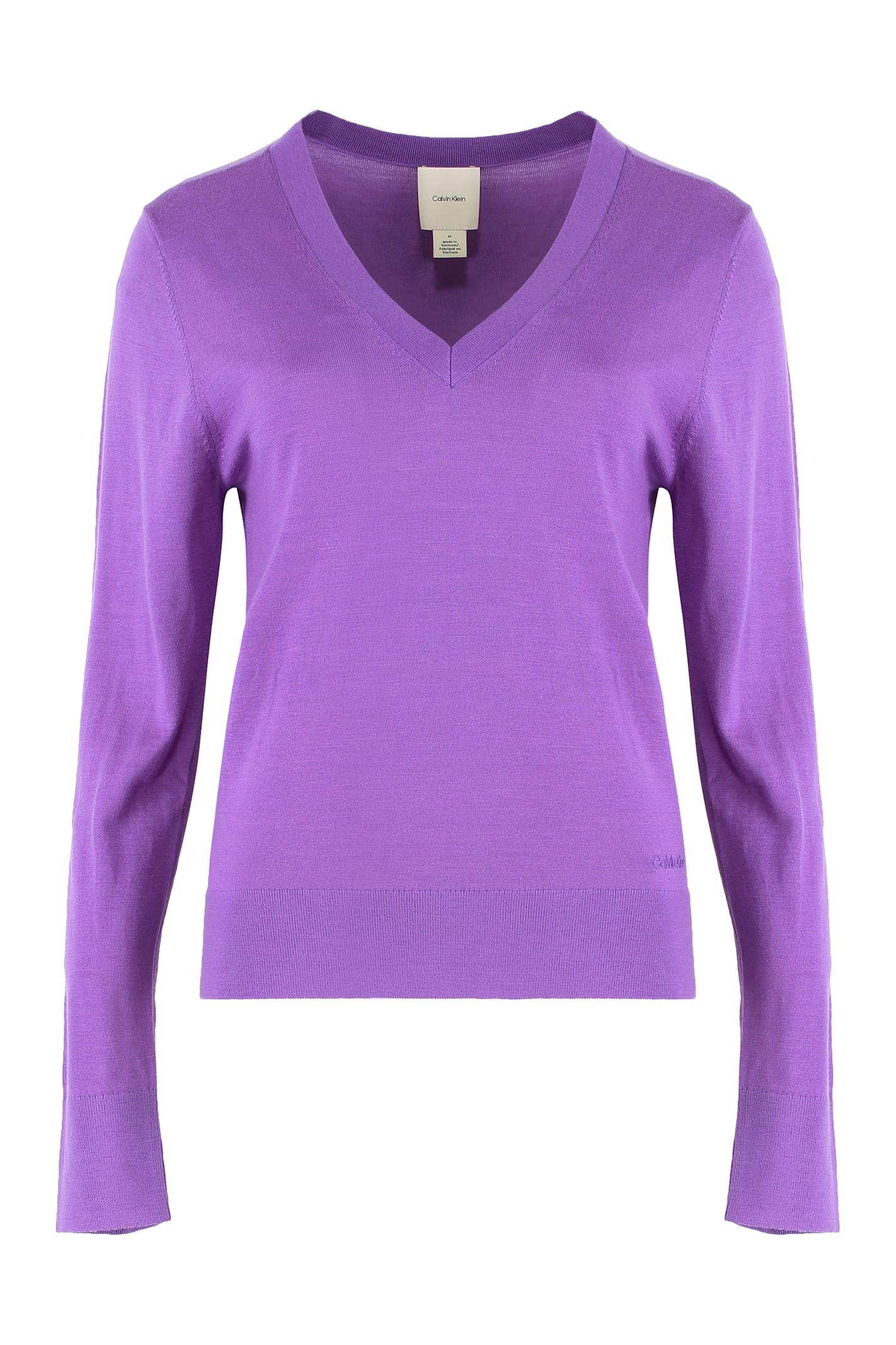 calvin klein sweater in wool